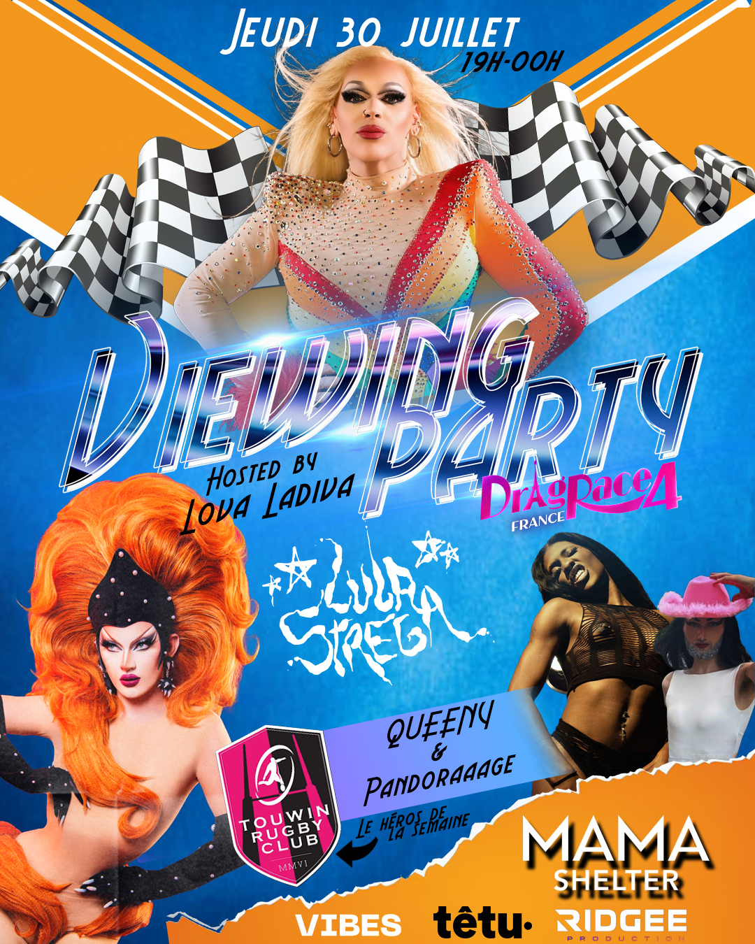 Affiche de viewing party Ridgee Production — Saison en cours