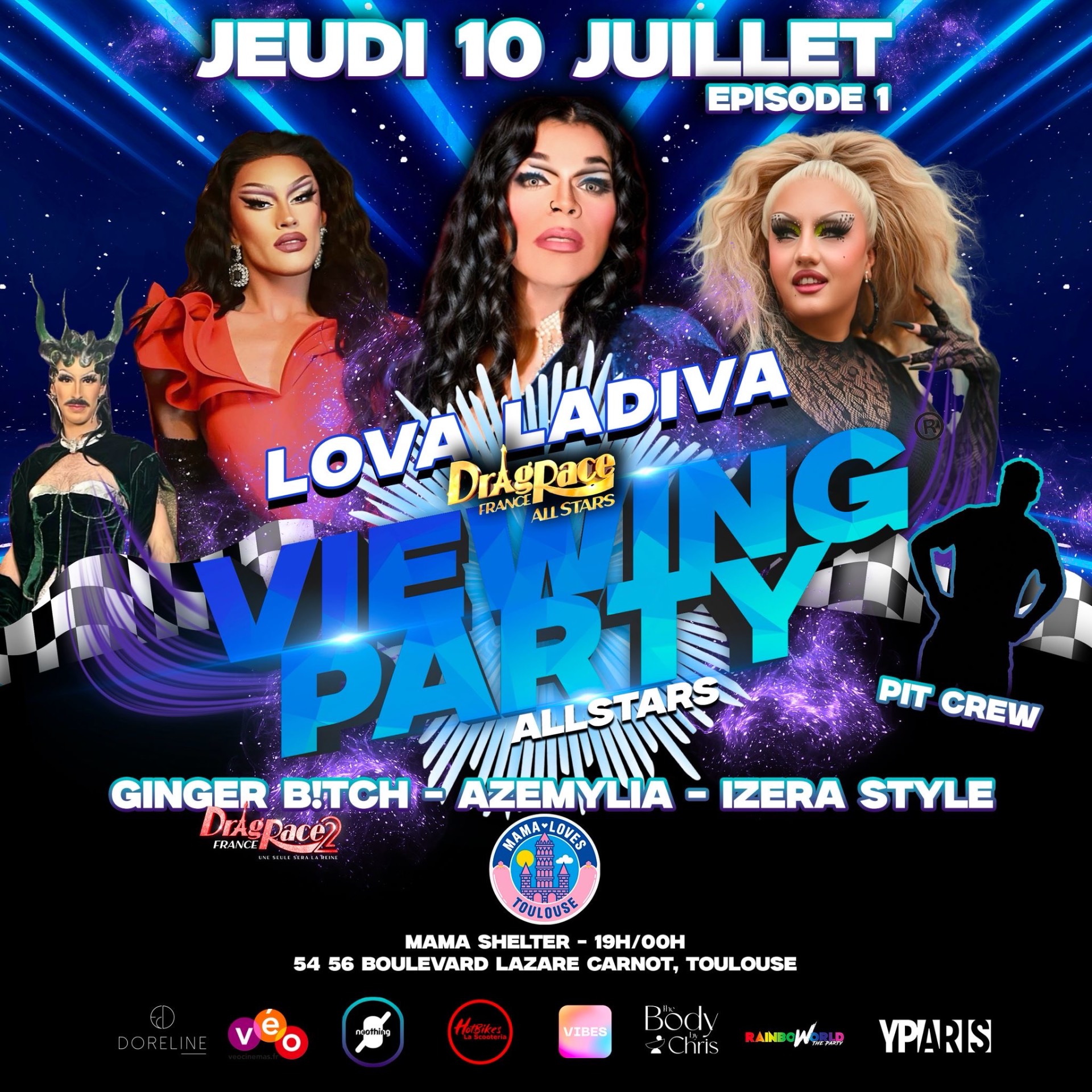 Affiche de viewing party Ridgee Production — Saison précédente